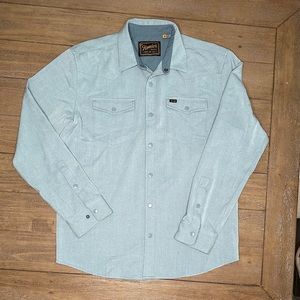 Howler Bros Button down western snap shirt.